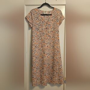 Floral Women's Button Up Dress Size Small
